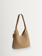 COACH Natural Brooklyn Raffia 28 Bag - Image 2 of 5