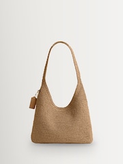 COACH Natural Brooklyn Raffia 28 Bag - Image 3 of 5
