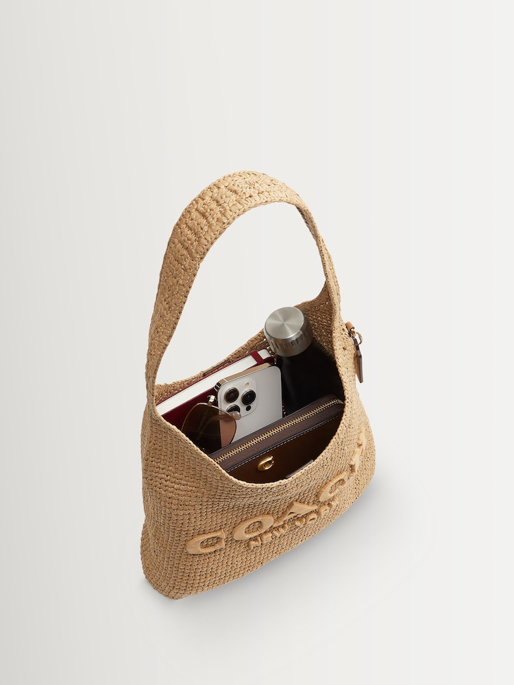 COACH Natural Brooklyn Raffia 28 Bag | Seasons