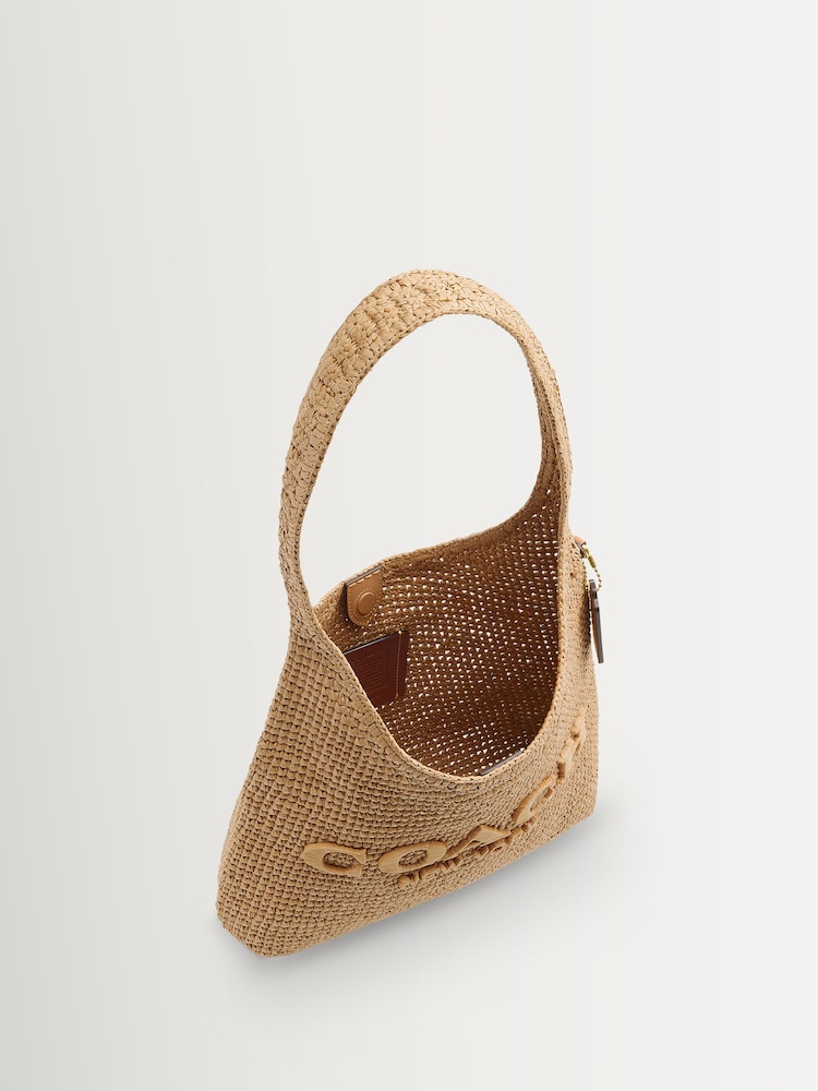 COACH Natural Brooklyn Raffia 28 Bag - Image 5 of 5