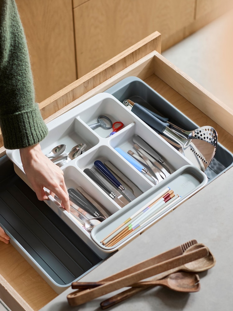 Joseph Joseph Light Stone DrawerStore™ Expanding Cutlery Organiser - Image 2 of 5