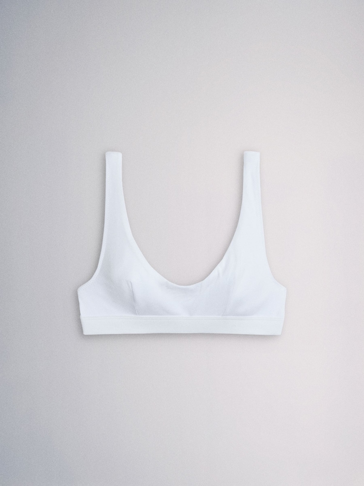 Negro/Blanco - The Set 5 Pack Cotton Crop Bra - Imagen 2 de 8 Negro/Blanco - The Set 5 Pack Cotton Crop Bra - Imagen 2 de 8
