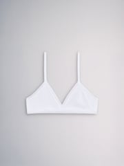 The Set 3 Pack Mesh Trim Microfibre Non Padded Triangle Bra - Imagen 11 de 13