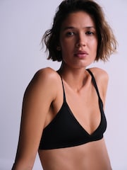 The Set 3 Pack Mesh Trim Microfibre Non Padded Triangle Bra - Imagen 4 de 13