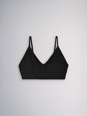 The Set Bralette 5 Pack Seamfree Crop Bra Black/White - Image 10 of 14
