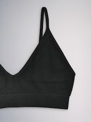 The Set Bralette 5 Pack Seamfree Crop Bra Black/White - Image 13 of 14
