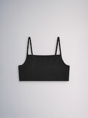 The Set Square Neck 5 Pack Cotton Crop Bra Black/White - Image 3 of 8