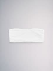 Negro/Blanco - The Set 3 Pack Non Padded Microfibre and Lace Bandeau Bra - Imagen 11 de 15