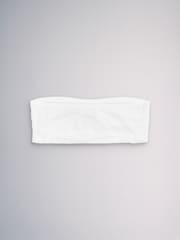 Negro/Blanco - The Set 3 Pack Non Padded Microfibre and Lace Bandeau Bra - Imagen 13 de 15