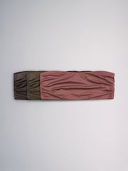 Black/ Burghundy Red/ Khaki Green - The Set 3 Pack Non Padded Microfibre and Lace Bandeau Bra - Imagen 1 de 6