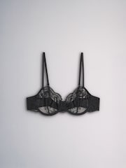 The Set 4 Pack Non Padded Lace Balcony Bras Black/White - Image 11 of 13