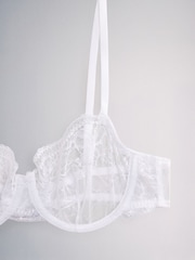The Set 4 Pack Non Padded Lace Balcony Bras Black/White - Image 12 of 13