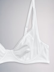 Negro/Blanco - The Set Non Padded Underwire Cotton T-Shirt Bras 3 Pack - Imagen 10 de 12