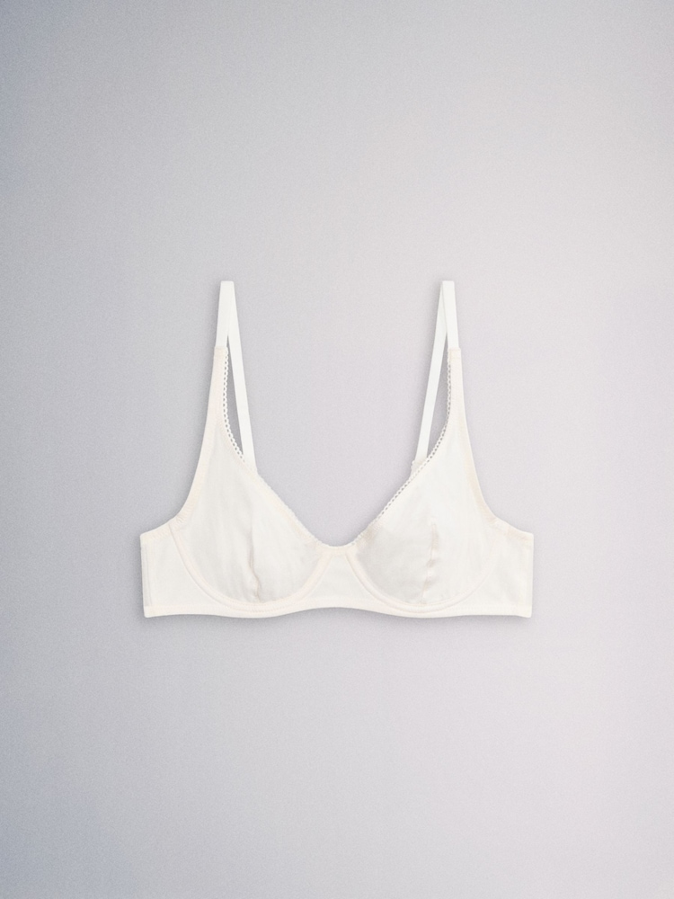 Pastel Pink/ Pastel Green - The Set Non Padded Underwire Cotton T-Shirt Bras 3 Pack - Imagen 2 de 7