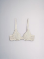 The Set 4 Pack Non Padded Underwired Microfibre Lace T-Shirt Bra Pink/Plum/Grey - Image 2 of 7
