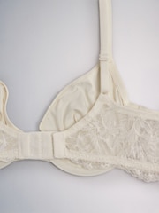 The Set 4 Pack Non Padded Underwired Microfibre Lace T-Shirt Bra Pink/Plum/Grey - Image 7 of 7