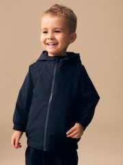 Navy Waterproof Cagoule Jacket (3mths-7yrs) - Image 1 of 4