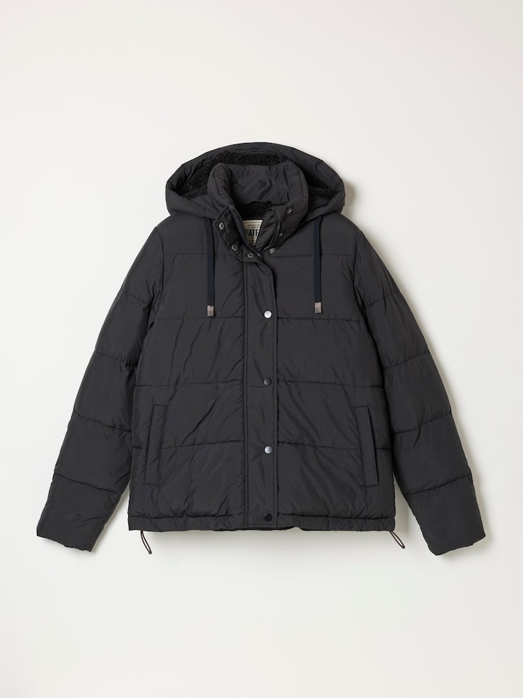 FatFace Carly Black Short Puffer Jacket - Image 6 of 6 FatFace Carly Black Short Puffer Jacket - Image 6 of 6