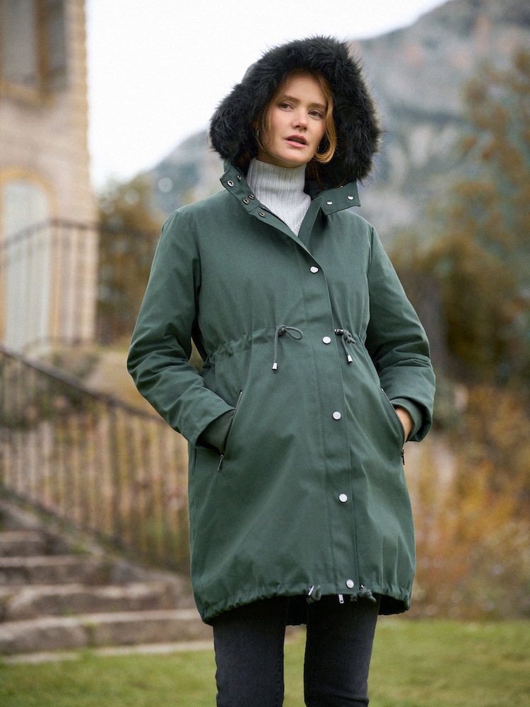 Buy Seraphine Green Premium Sub-Zero Down Filled 3-In-1 Maternity 