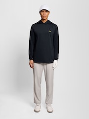 Lyle & Scott Blue Golf Core Midlayer Hoodie - Image 4 of 6