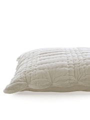 Laura Ashley Dove Grey Scalloped Cushion - Image 5 of 5