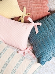 Laura Ashley Seaspray Blue Scalloped Cushion - Image 2 of 6