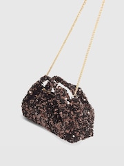 River Island Sequin Grab Clutch - Imagen 5 de 6