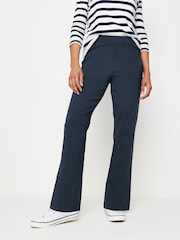 M&Co Blue Bootcut Bengaline Trousers - Image 1 of 5