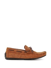 Jones Bootmaker Brown Zeke Leather Full Slippers - Image 1 of 5