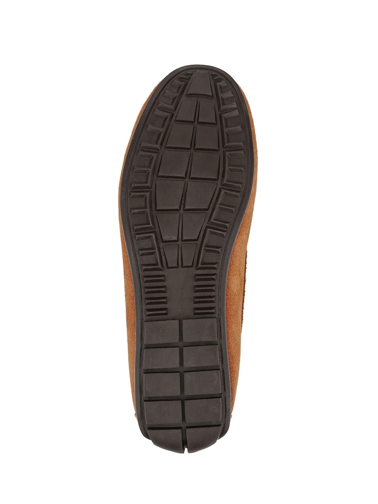 Jones Bootmaker Brown Zeke Leather Full Slippers - Image 5 of 5 Jones Bootmaker Brown Zeke Leather Full Slippers - Image 5 of 5