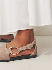 Neutral Forever Comfort® Hardware Sandals - Image 6 of 10