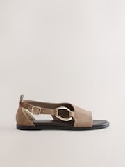 Neutral Forever Comfort® Hardware Sandals - Image 8 of 10