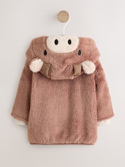 Brown Hamish Hooded Baby Fleece Jacket (0mths-2yrs) - Image 1 of 7