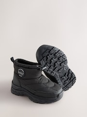 Baker by Ted Baker Black Logo Waterproof Snow Boots - Image 2 of 6