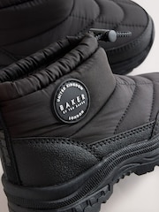 Baker by Ted Baker Black Logo Waterproof Snow Boots - Image 4 of 6
