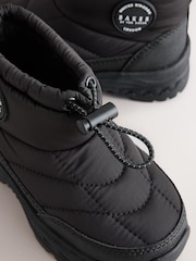 Baker by Ted Baker Black Logo Waterproof Snow Boots - Image 5 of 6