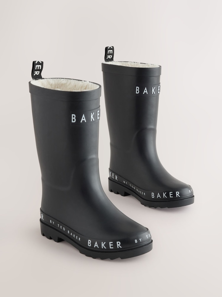 Baker by Ted Baker Tall Logo Welly Boots - 5şəkildən 1 şəkil