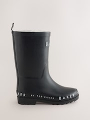 Baker by Ted Baker Tall Logo Welly Boots - 5şəkildən 2 şəkil