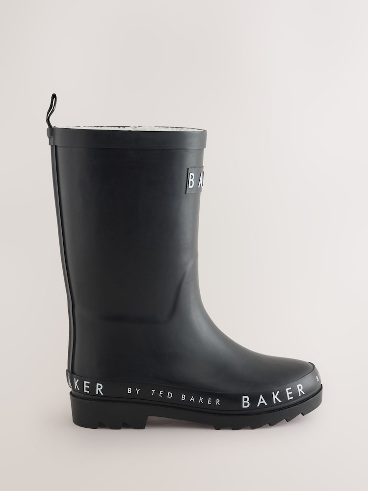 Baker by Ted Baker Tall Logo Welly Boots - 5şəkildən 2 şəkil