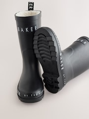 Baker by Ted Baker Tall Logo Welly Boots - 5şəkildən 3 şəkil