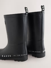 Baker by Ted Baker Tall Logo Welly Boots - 5şəkildən 4 şəkil