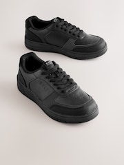Back to School Black Lace up Chunky Trainers - Image 1 of 5