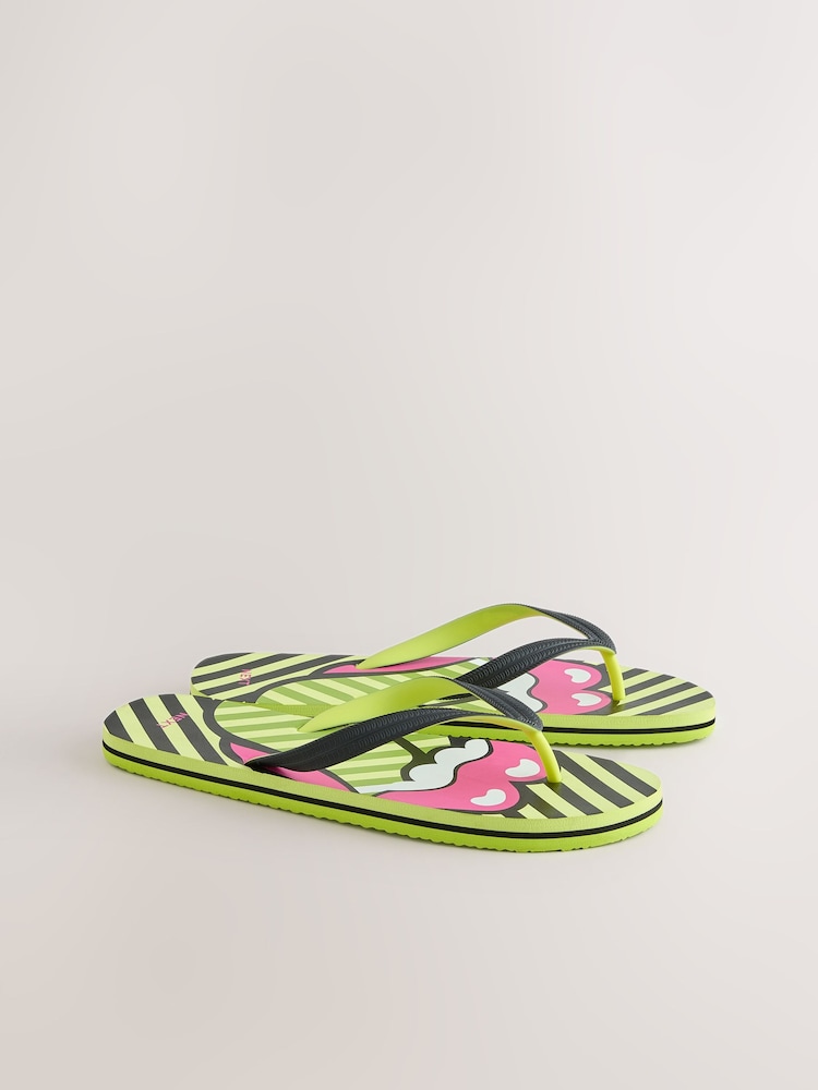The Rolling Stones Band Flip Flops - Image 1 of 5