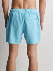 Blue Signature Waffle Texture Ultra Soft 5 Inch Swim Shorts - Image 4 of 9