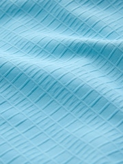 Blue Signature Waffle Texture Ultra Soft 5 Inch Swim Shorts - Image 9 of 9