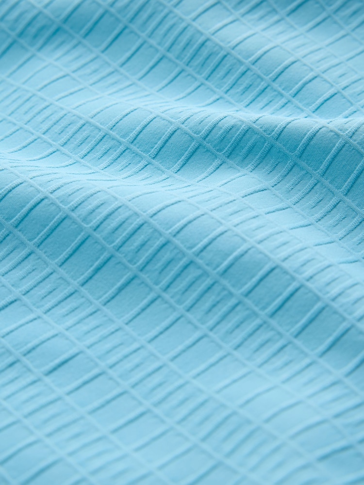 Blue Signature Waffle Texture Ultra Soft 5 Inch Swim Shorts - Image 9 of 9 Blue Signature Waffle Texture Ultra Soft 5 Inch Swim Shorts - Image 9 of 9