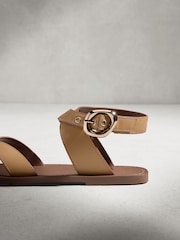 Buttermilk Toe Thong Ankle Strap Sandals - Image 11 of 12