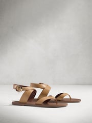 Buttermilk Toe Thong Ankle Strap Sandals - Image 8 of 12