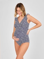 Ensemble tankini de Grossesse JoJo Maman Bébé à manches volantées et Col en V 2-Pièce - Image 3 sur 6