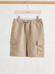 Reiss Stone Oliver Interlock-Jersey Cargo Shorts - Image 2 of 4
